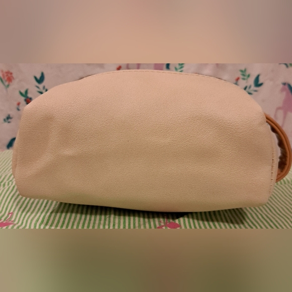 Hackett London Turkish Airline Neutral Houndstooth Cosmetic Makeup Travel Pouch - Picture 5 of 7